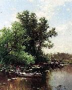 Alfred Thompson Bricher Drifting Germany oil painting artist